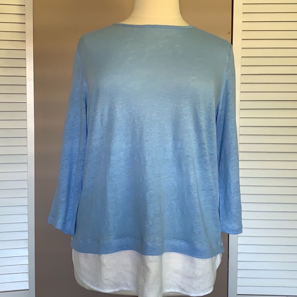 J. Jill Love Linen Layered Top